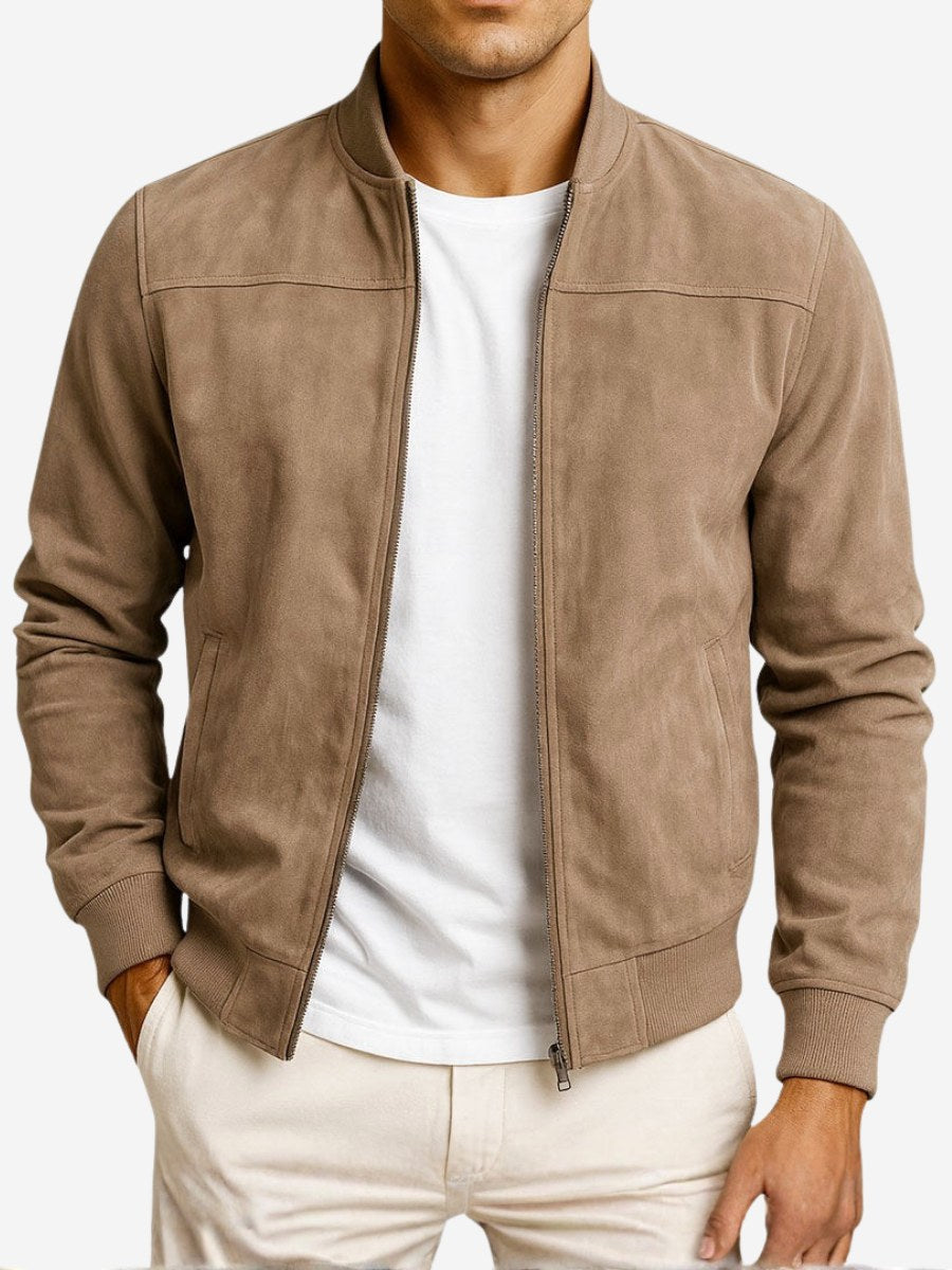 Lachlan | Men's Suede Leather Jacket, Tailored Smart Blazer | Direct Attire