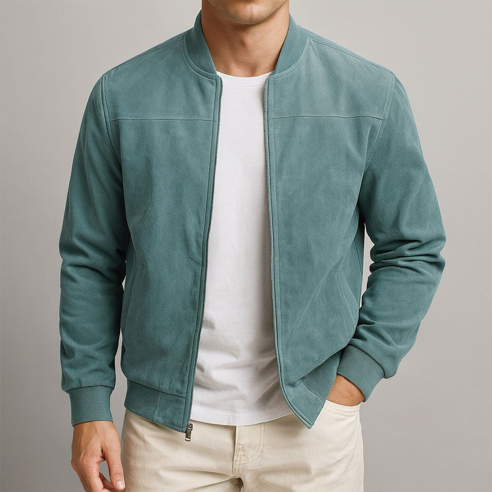 Lachlan | Men's Suede Leather Jacket, Tailored Smart Blazer | Direct Attire