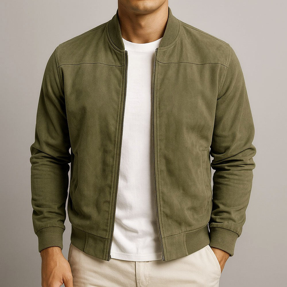 Lachlan | Men's Suede Leather Jacket, Tailored Smart Blazer | Direct Attire