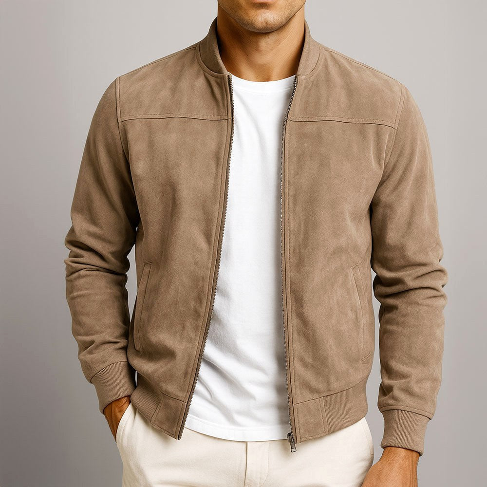 Lachlan | Men's Suede Leather Jacket, Tailored Smart Blazer | Direct Attire