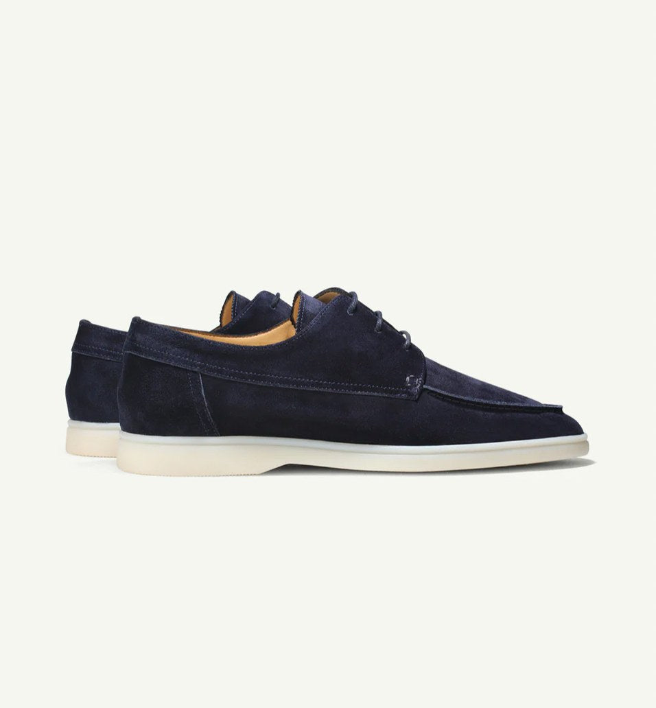 Levi | Men's Suede-Effect Lace-Up Loafers, Classic Everyday Loafers | Direct Attire