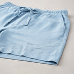 Lincoln | Men's Relaxed Cotton and Linen Shorts, Drawstring Waist Shorts | Direct Attire
