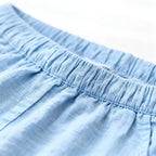 Lincoln | Men's Relaxed Cotton and Linen Shorts, Drawstring Waist Shorts | Direct Attire