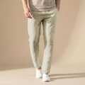 Luke | Men's Linen Trousers, Regular Fit Summer Trousers | Direct Attire | Beige