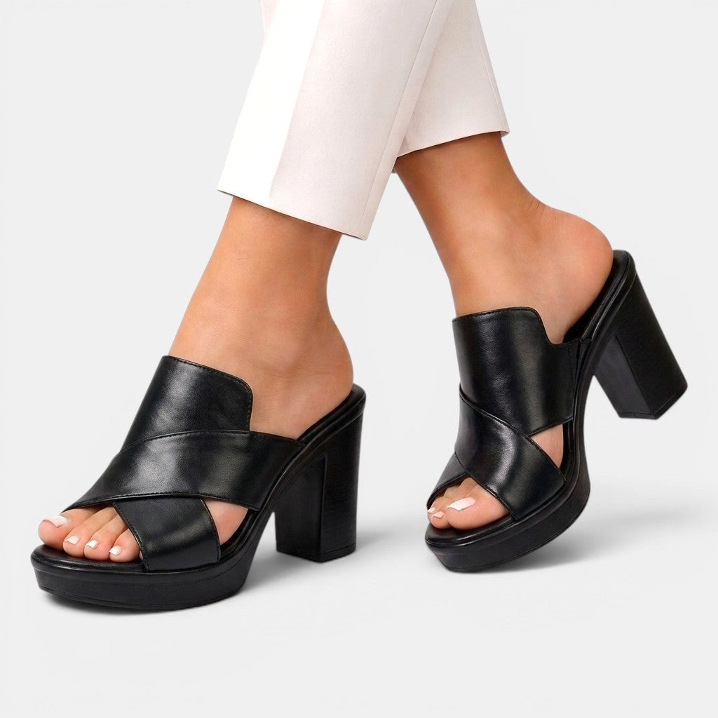 Mackenzie | Women's Comfortable Block Heel Sandals, Supportive Everyday Sandals | Direct Attire