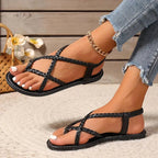 Maddison | Women's Woven-Strap Orthopaedic Sandals, Lightweight Comfort Sandals
