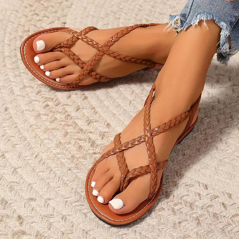 Maddison | Women's Woven-Strap Orthopaedic Sandals, Lightweight Comfort Sandals | Direct Attire