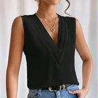 Madelyn | Women's Sleeveless V-Neck Top, Lightweight Summer Top for Holidays and Casual Wear, Lightweight Summer Top for Holidays and Casual Wear - image 10