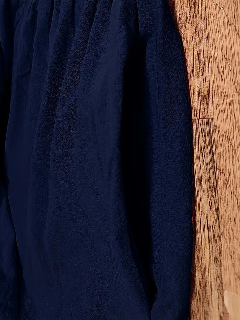 Madison | Women's Fluid Cotton Dress with Practical Pockets, Everyday Midi Dress | Direct Attire