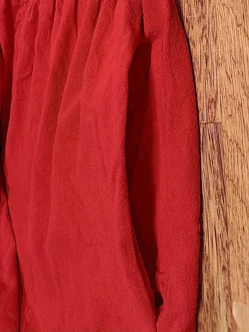 Madison | Women's Fluid Cotton Dress with Practical Pockets, Everyday Midi Dress | Direct Attire