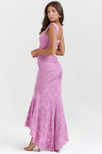 Marlo | Women's Lace-Detail Evening Dress, Fitted Occasion Dress | Direct Attire