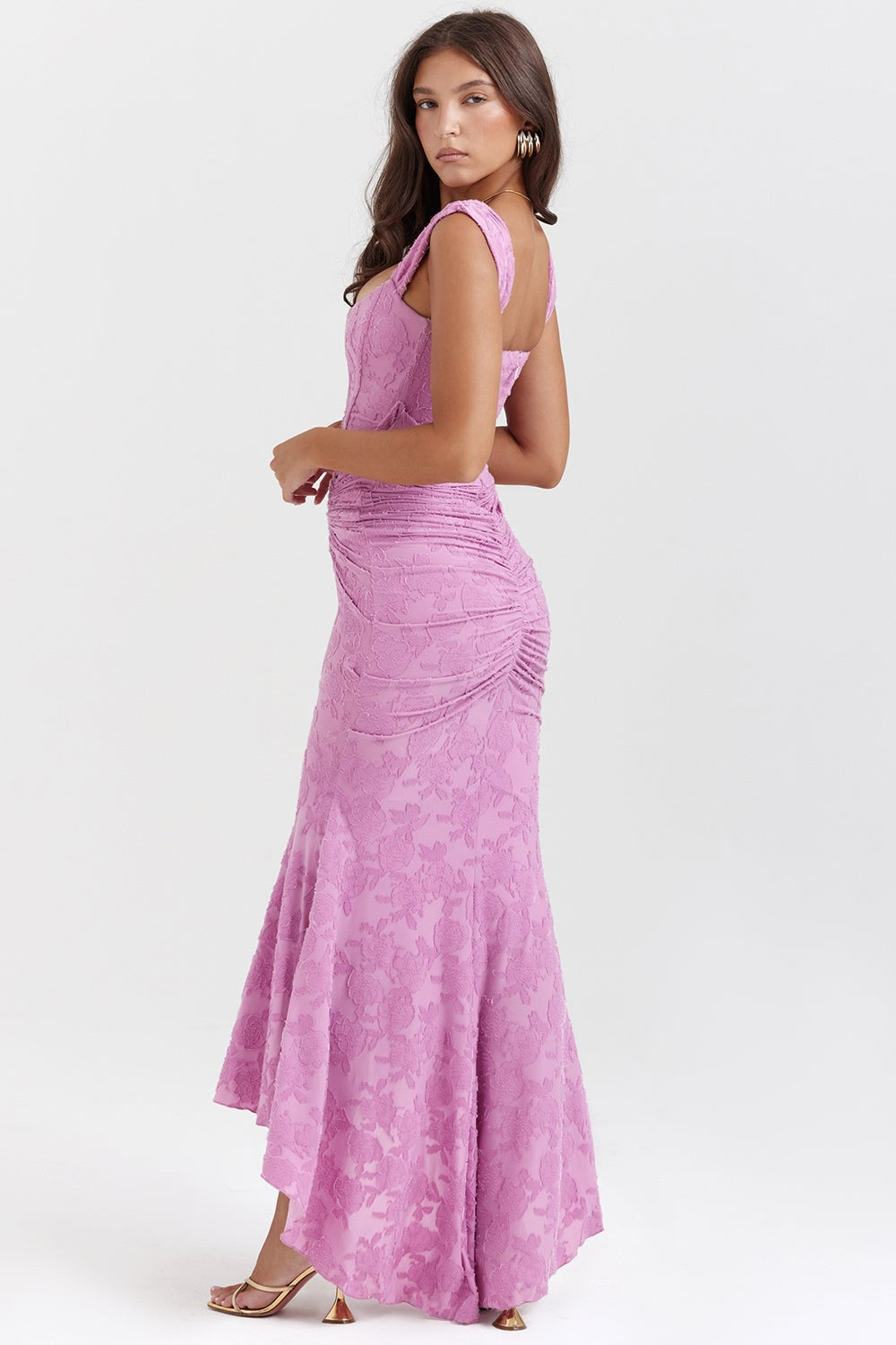 Marlo | Women's Lace-Detail Evening Dress, Fitted Occasion Dress | Direct Attire