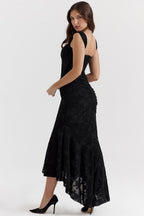 Marlo | Women's Lace-Detail Evening Dress, Fitted Occasion Dress | Direct Attire