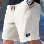 Mason | Men's Relaxed-Fit Shorts, Polyester Blend Summer Shorts | Direct Attire | Black