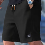 Mason | Men's Relaxed-Fit Shorts, Polyester Blend Summer Shorts | Direct Attire | Beige