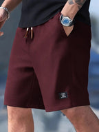 Mason | Men's Relaxed-Fit Shorts, Polyester Blend Summer Shorts | Direct Attire | Dark Green