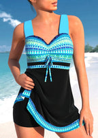Melanie | Women's Lightweight Tankini Top, Comfortable Swim Set | Direct Attire | Blauw