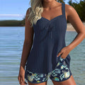 Mikayla | Women's Soft Tankini Top, Bohemian Beach Swimwear | Direct Attire