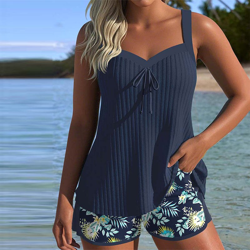 Mikayla | Women's Soft Tankini Top, Bohemian Beach Swimwear | Direct Attire