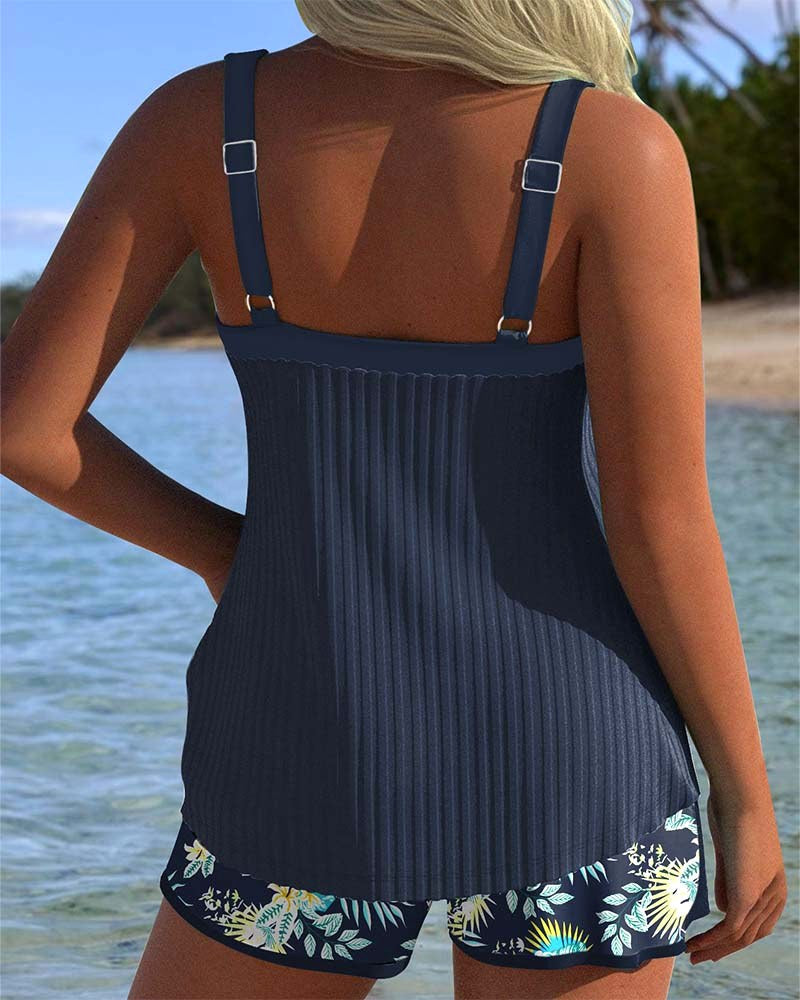 Mikayla | Women's Soft Tankini Top, Bohemian Beach Swimwear | Direct Attire