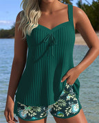 Mikayla | Women's Soft Tankini Top, Bohemian Beach Swimwear | Direct Attire