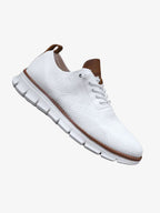 Mitchell | Men's Orthopedic Walking Shoes, Wide Toe Box Support Shoes | Direct Attire | White