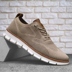 Mitchell | Men's Orthopedic Walking Shoes, Wide Toe Box Support Shoes | Direct Attire | Brown