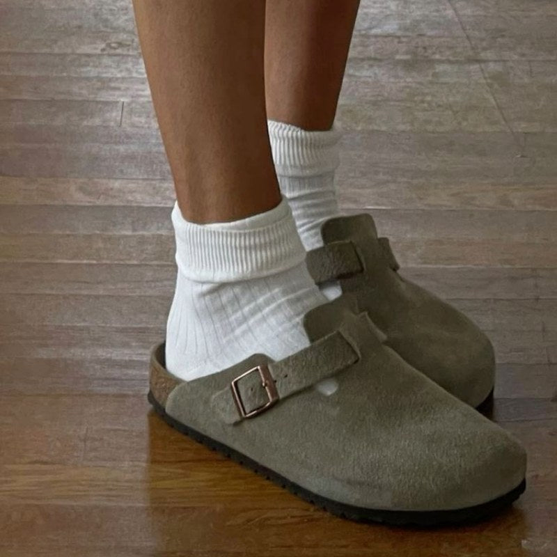 Murray | Unisex Leather Sandals, Slip-On Summer Sandals | Direct Attire