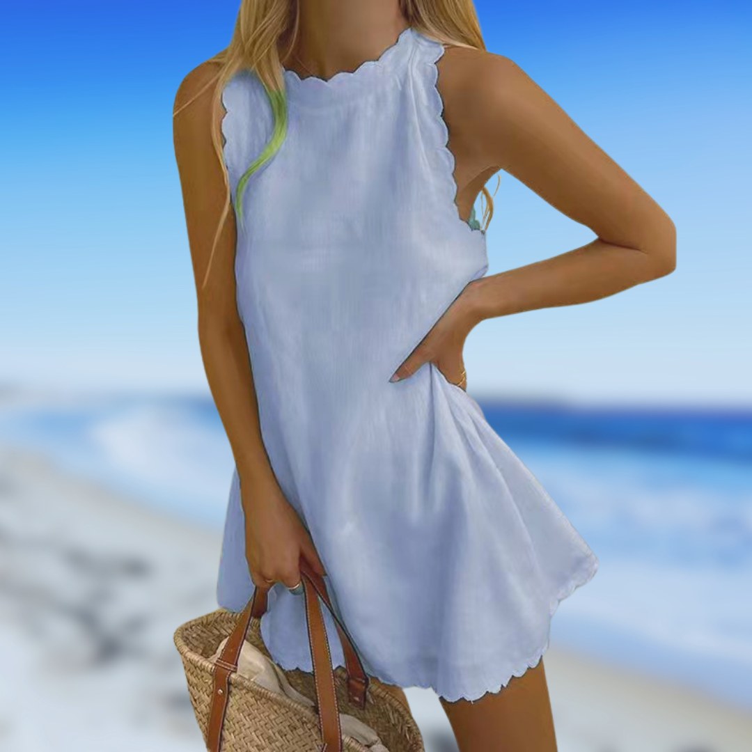 Remi | Women's Lightweight Linen Summer Dress, Breathable Occasion Dress | Direct Attire