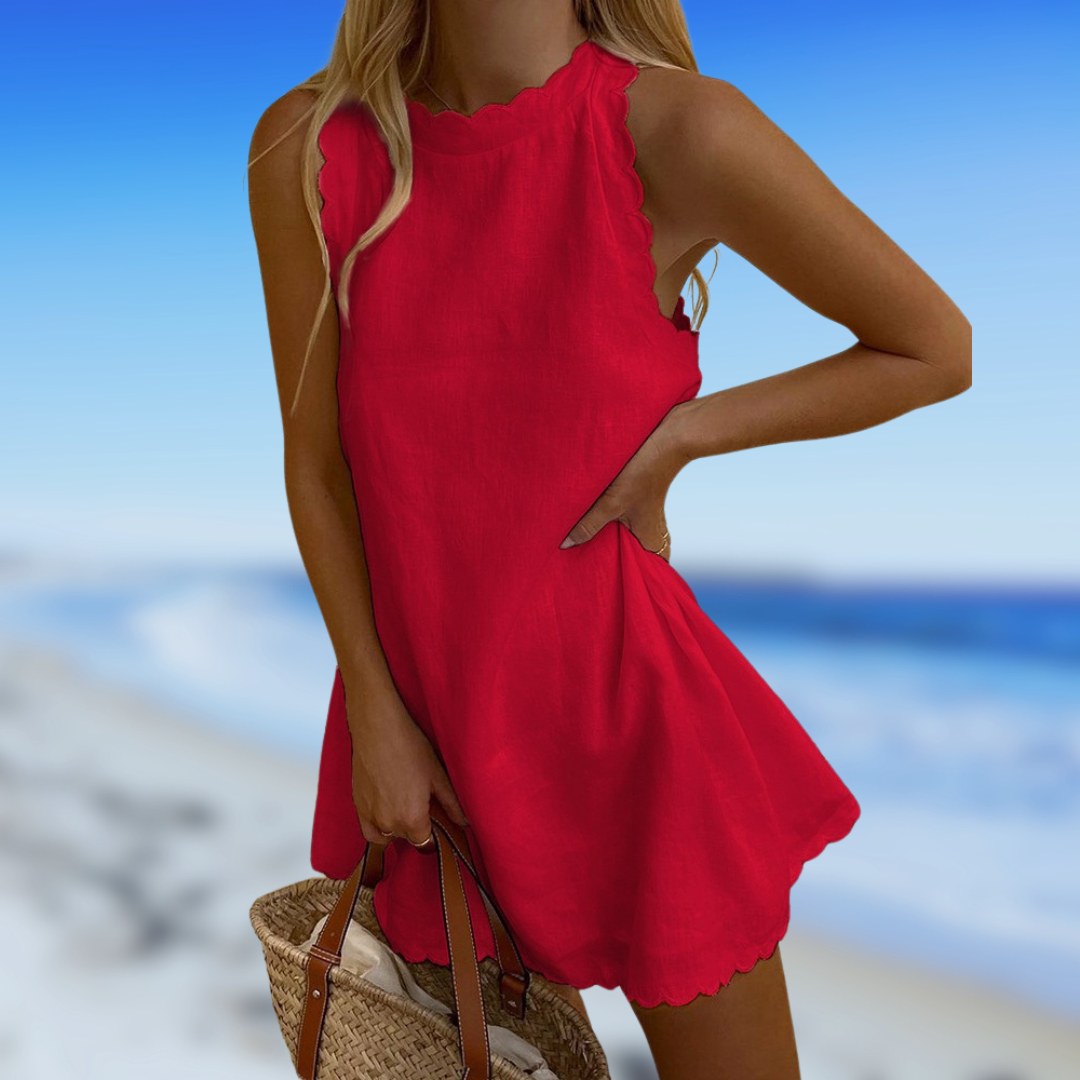 Remi | Women's Lightweight Linen Summer Dress, Breathable Occasion Dress | Direct Attire