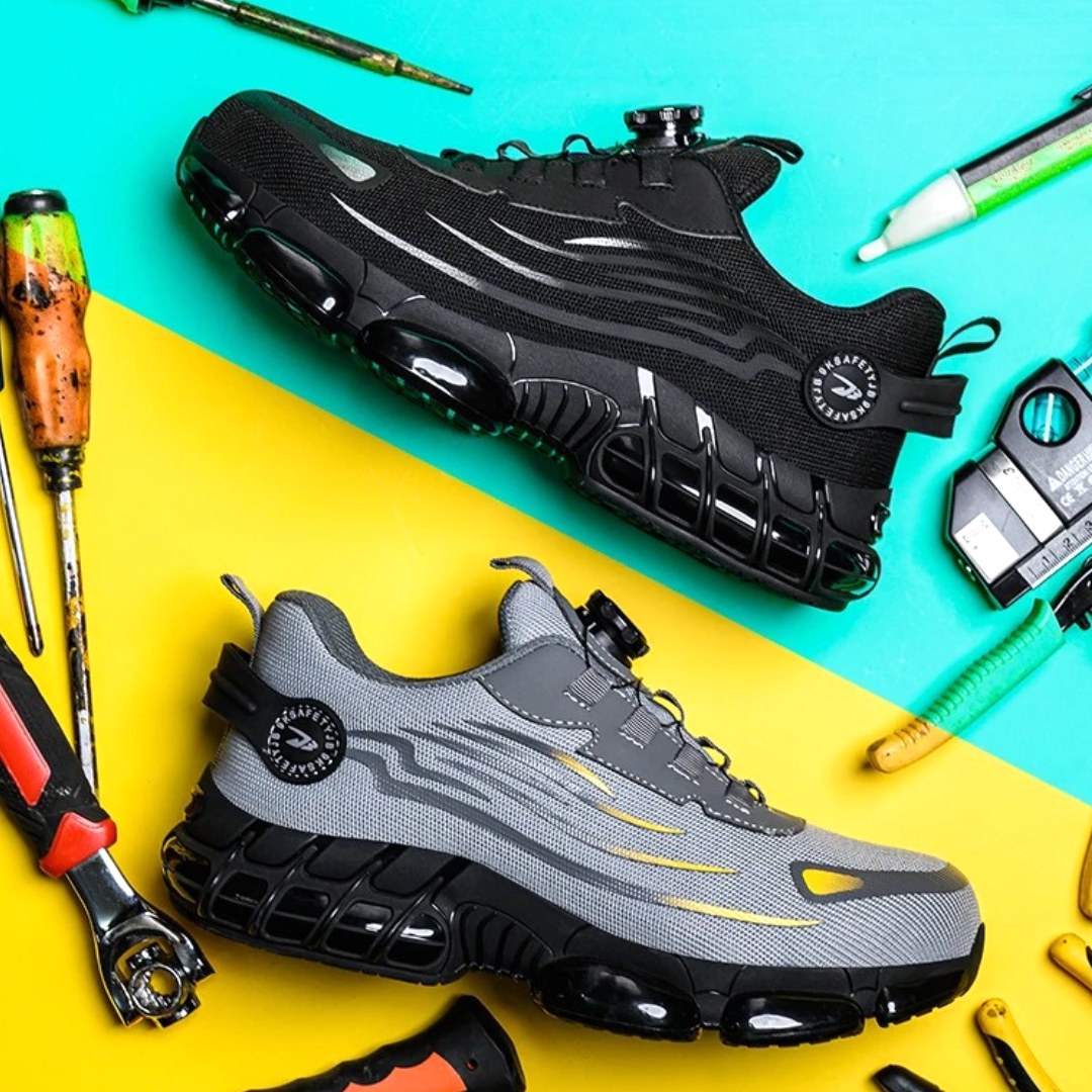 Rhys | Men's Safety Work Shoes, Slip-Resistant Walking Shoes | Direct Attire