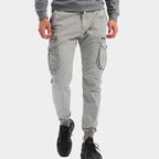 Rhys | Men's Tactical Cargo Joggers, Comfortable Relaxed-Fit Trousers | Direct Attire | Green