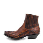 Riley | Men's Leather Cowboy Boots, Western-Style Boots | Direct Attire | Brown