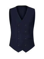 Riley | Men's Slim Fit Three-Piece Suit with Double-Breasted Waistcoat, Tailored Formal Suit | Direct Attire