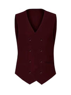 Riley | Men's Slim Fit Three-Piece Suit with Double-Breasted Waistcoat, Tailored Formal Suit | Direct Attire
