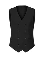 Riley | Men's Slim Fit Three-Piece Suit with Double-Breasted Waistcoat, Tailored Formal Suit | Direct Attire