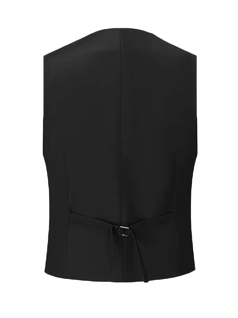 Riley | Men's Slim Fit Three-Piece Suit with Double-Breasted Waistcoat, Tailored Formal Suit | Direct Attire