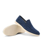 Riley | Men's Suede-Effect Slip-On Loafers, Smart Casual Loafers | Direct Attire