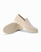 Riley | Men's Suede-Effect Slip-On Loafers, Smart Casual Loafers | Direct Attire