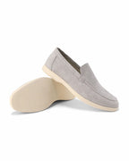 Riley | Men's Suede-Effect Slip-On Loafers, Smart Casual Loafers | Direct Attire