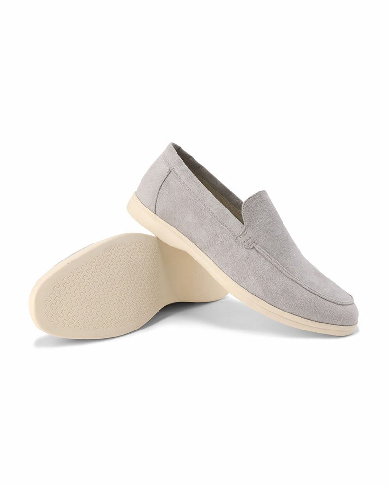 Riley | Men's Suede-Effect Slip-On Loafers, Smart Casual Loafers | Direct Attire