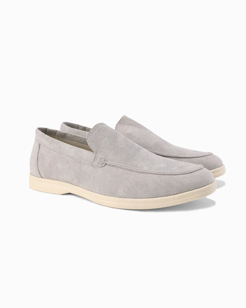 Riley | Men's Suede-Effect Slip-On Loafers, Smart Casual Loafers | Direct Attire
