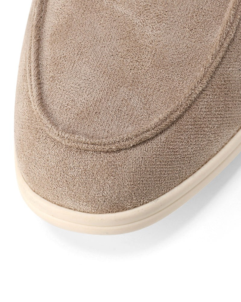 Riley | Men's Suede-Effect Slip-On Loafers, Smart Casual Loafers | Direct Attire