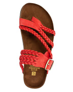 Riley | Women's Braided Strap Toe-Loop Sandals, Comfortable Summer Footwear for Holidays and Everyday Wear