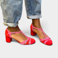 Romy | Women's Orthopaedic Court Shoes, Block Heel Pumps | Direct Attire