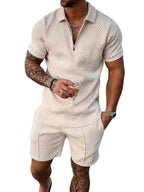 Rory | Men's Polo Shirt and Shorts Set, Modern Two-Piece Casual Set | Direct Attire