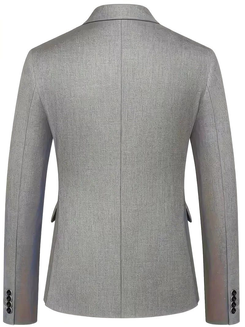 Samuel | Men's Slim-Fit Three-Piece Suit, Double-Breasted Waistcoat Trouser Suit | Direct Attire