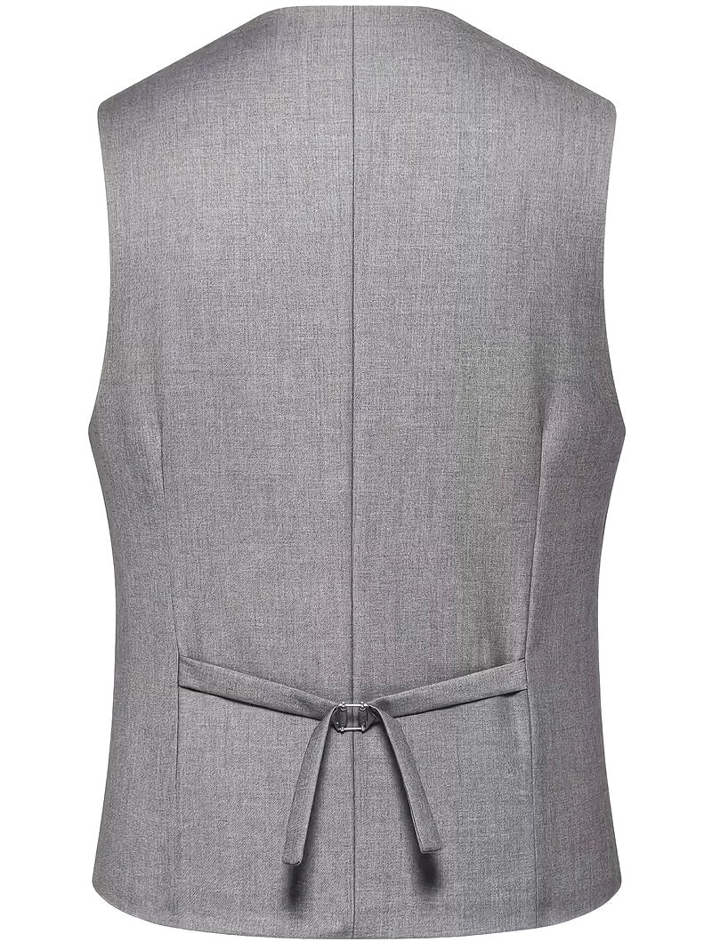 Samuel | Men's Slim-Fit Three-Piece Suit, Double-Breasted Waistcoat Trouser Suit | Direct Attire