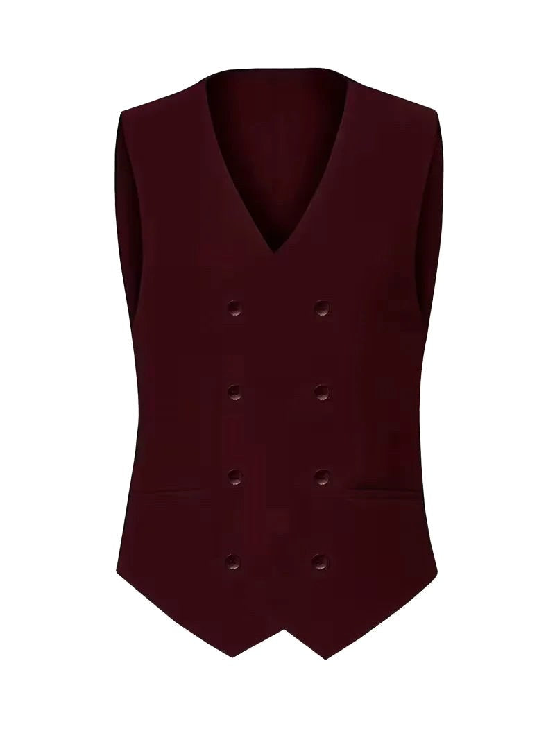 Samuel | Men's Slim-Fit Three-Piece Suit, Double-Breasted Waistcoat Trouser Suit | Direct Attire