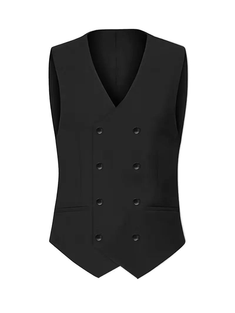 Samuel | Men's Slim-Fit Three-Piece Suit, Double-Breasted Waistcoat Trouser Suit | Direct Attire